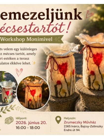 Nemezeljünk mécsestartót! workshop